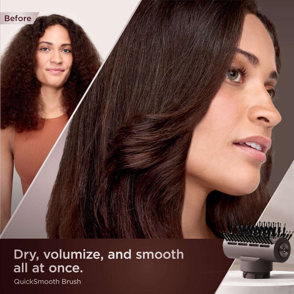 Shark SpeedStyle Pro FLEX producing sleek hair after use for improved shine