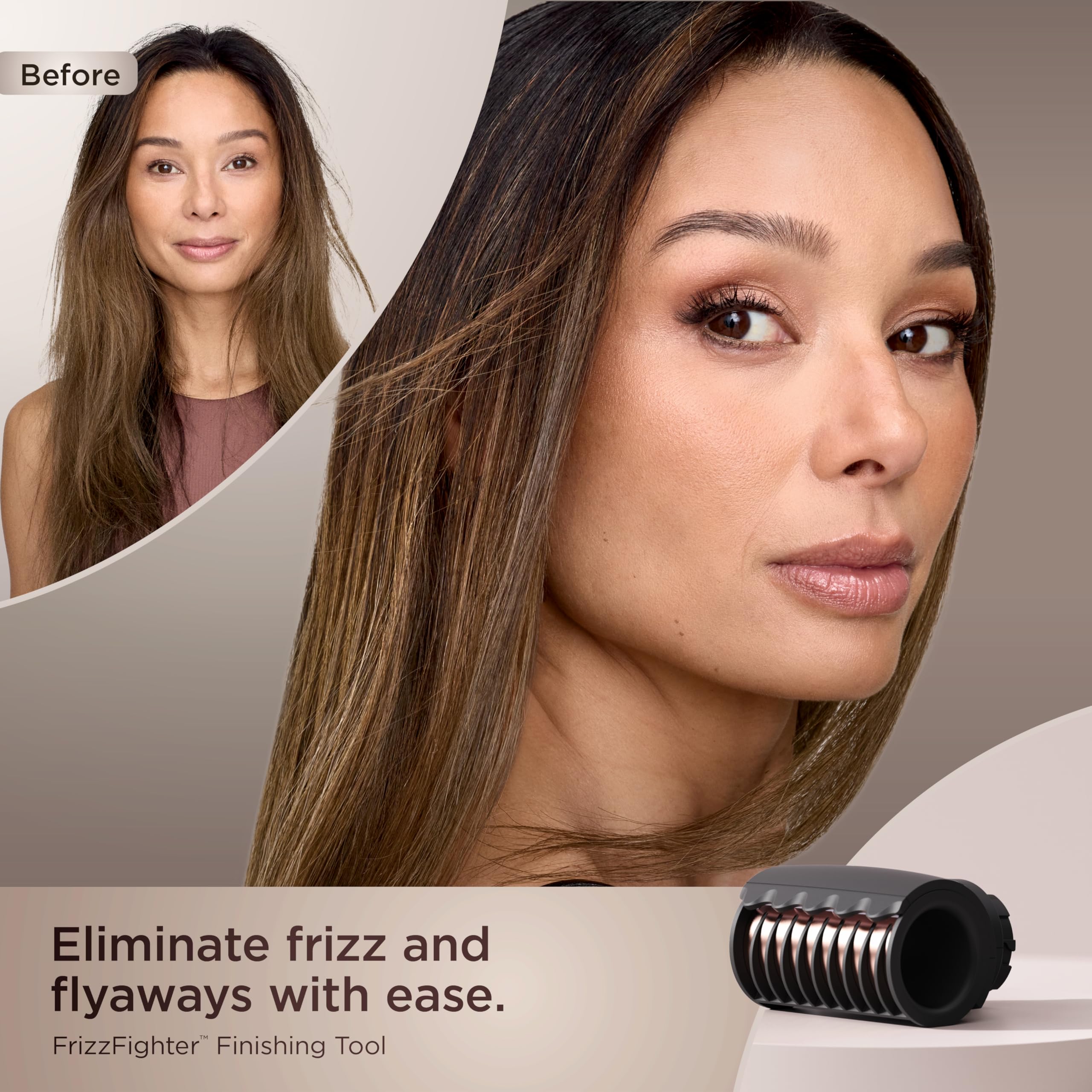 Shark SpeedStyle Pro in use creating a salon blowout with smooth, voluminous finish benefit