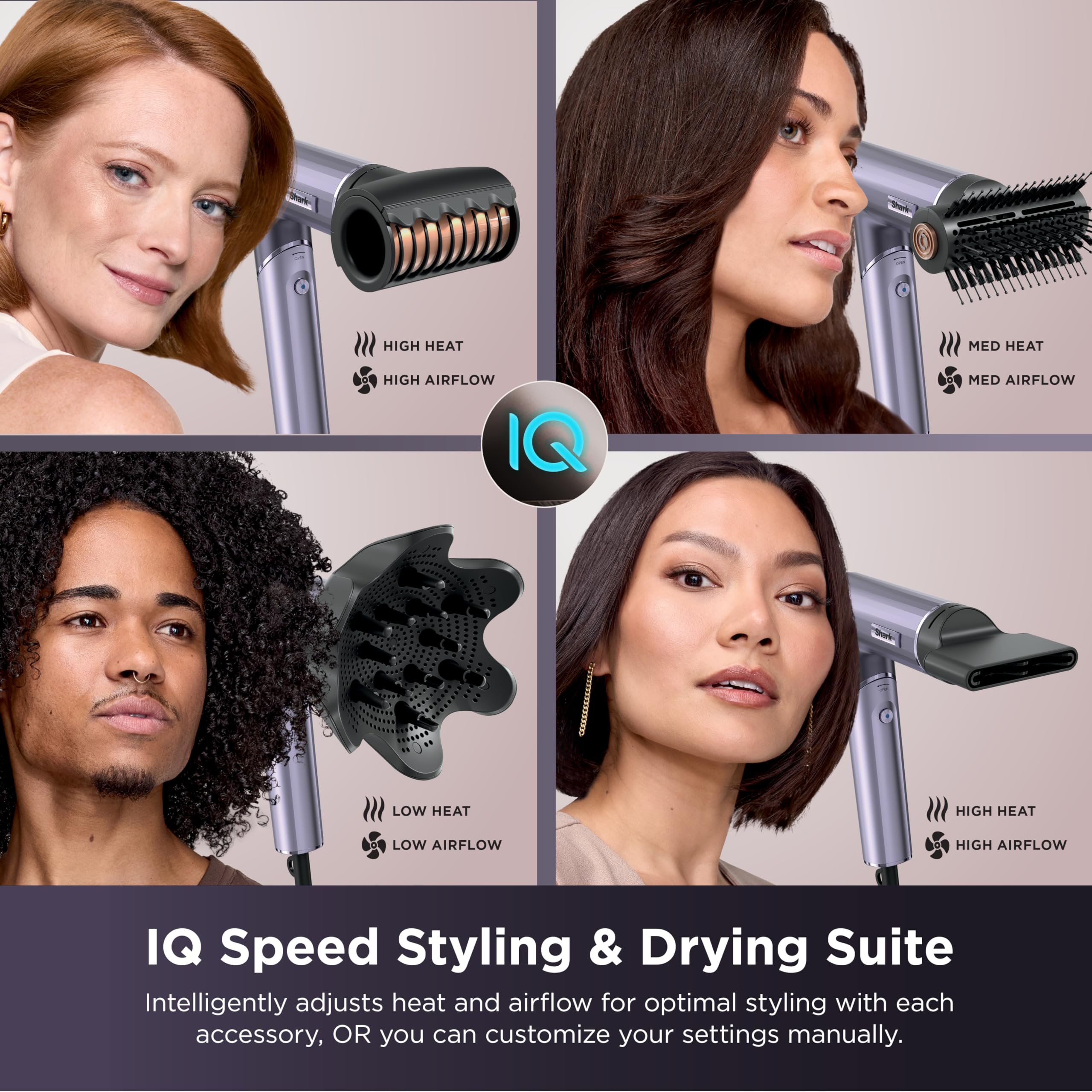 Shark SpeedStyle Pro QuickSmooth brush detail for smoothing and shine