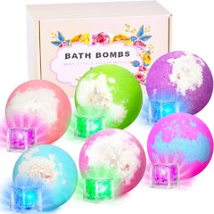 SHARLOVY front packaging showing six wrapped bath bombs and gift-ready box