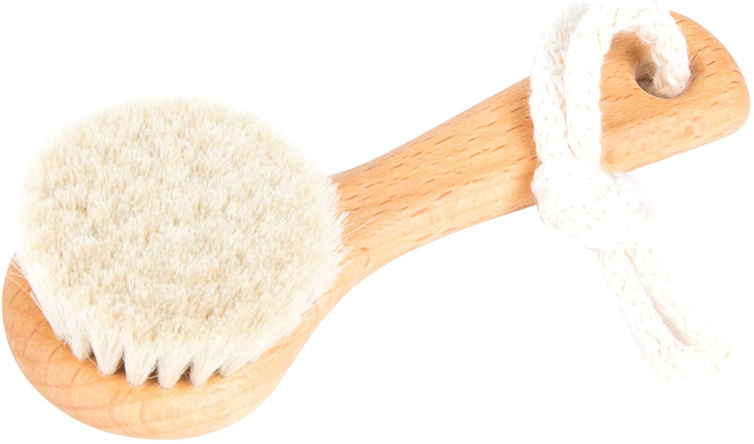 SHASH dry brushing across jawline, promotes smoother radiant texture