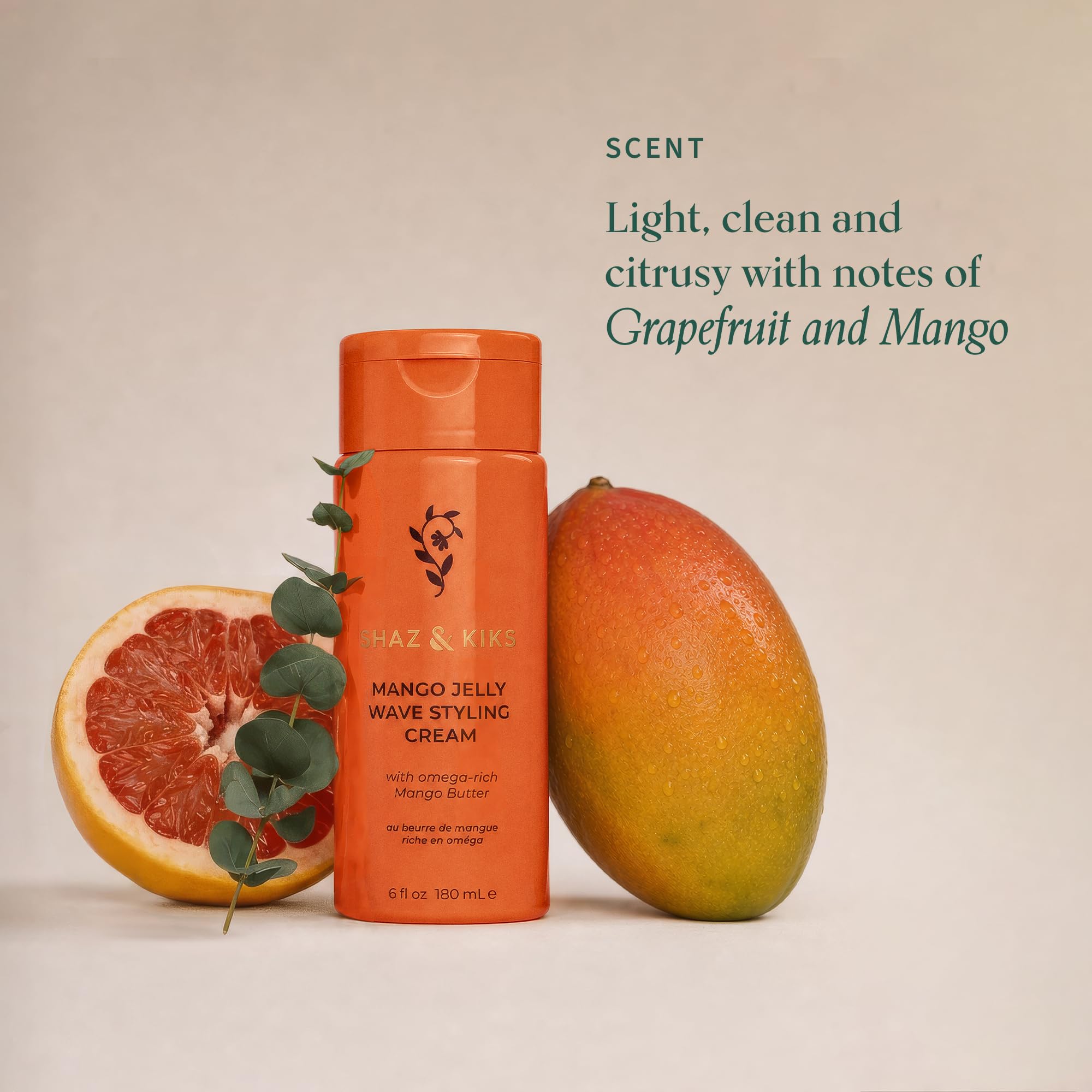 SHAZ & KIKS lifestyle bathroom counter display showing everyday routine benefit