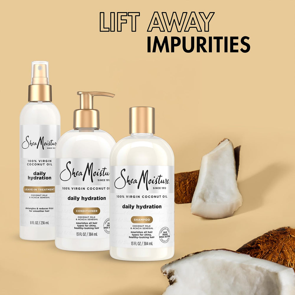 SheaMoisture conditioner pump dispensing smooth creamy conditioner benefit