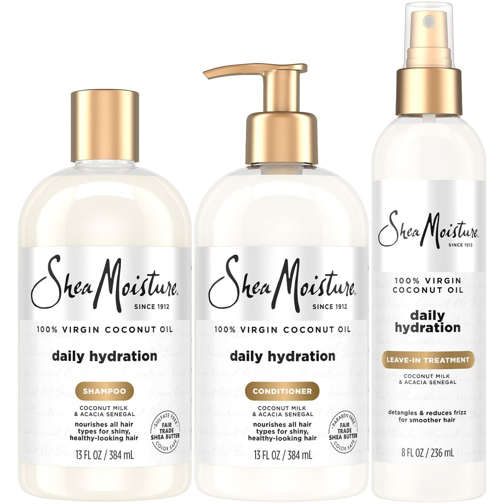 SheaMoisture front packaging showing 3-piece set and benefits