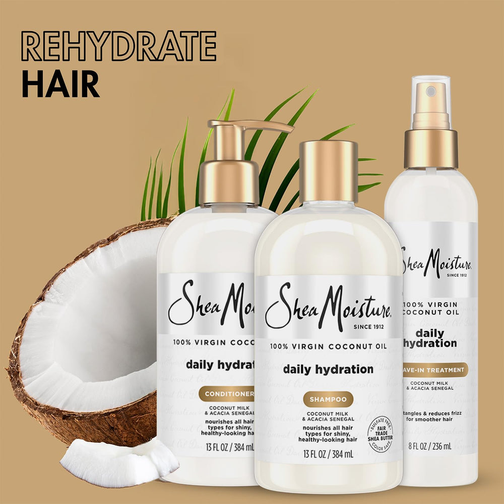 SheaMoisture shampoo cream texture demonstrating rich lather benefit