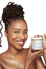 Shea Radiance applied to elbows and knees to restore dry patches