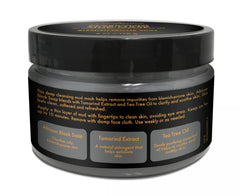 Shea Moisture jar open with product reveal, highlights easy scoop-and-use benefit