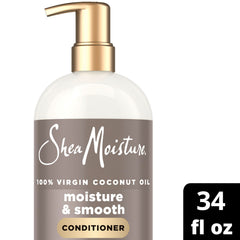 SheaMoisture creamy conditioner texture close-up highlighting rich slip and detangling benefit