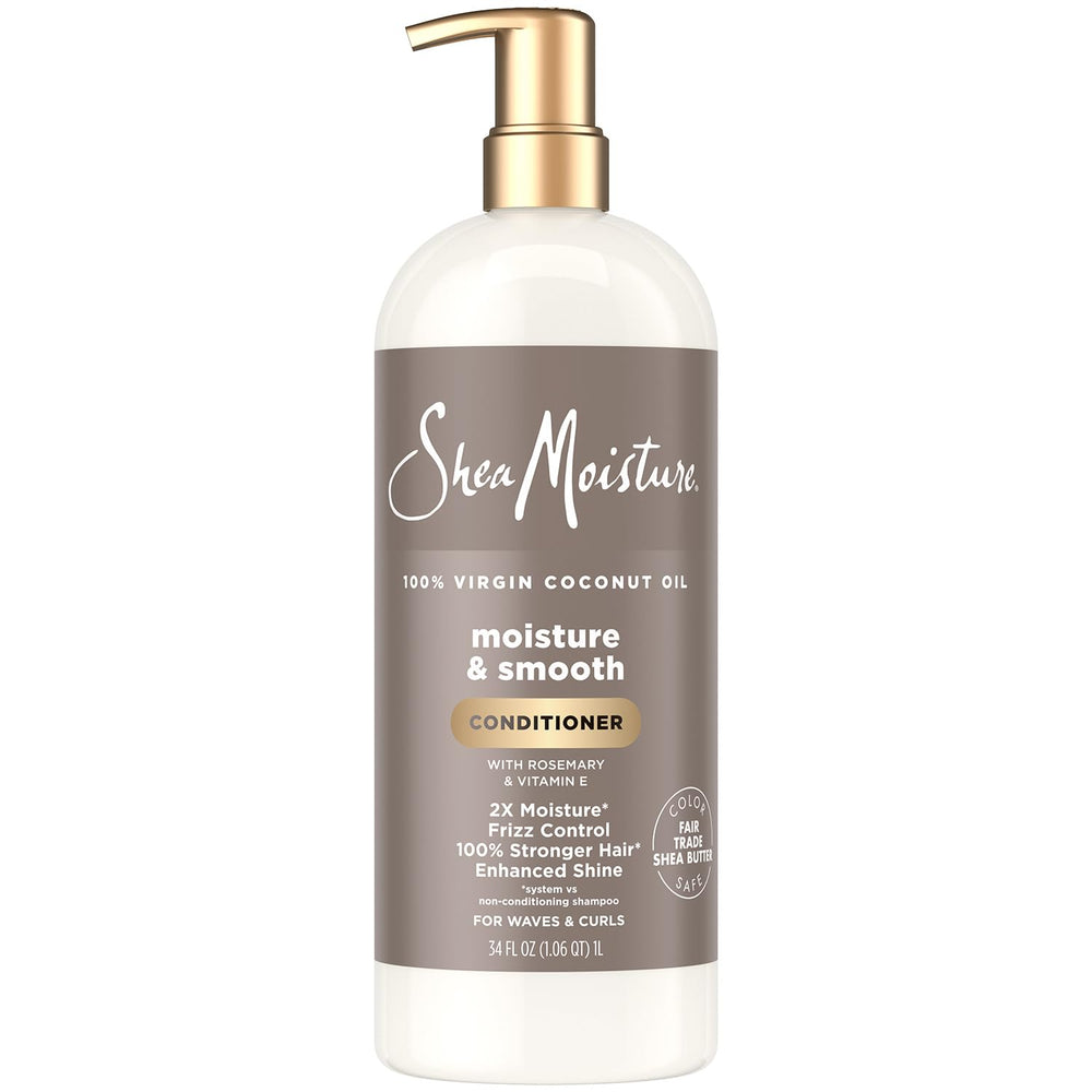 SheaMoisture front bottle view showing label and 34 oz size, useful for purchase decisions
