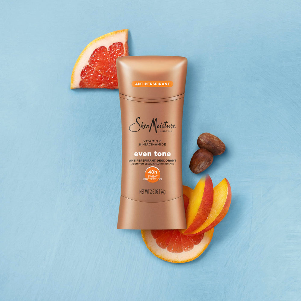 SheaMoisture citrus peach grapefruit scent representation fresh uplift
