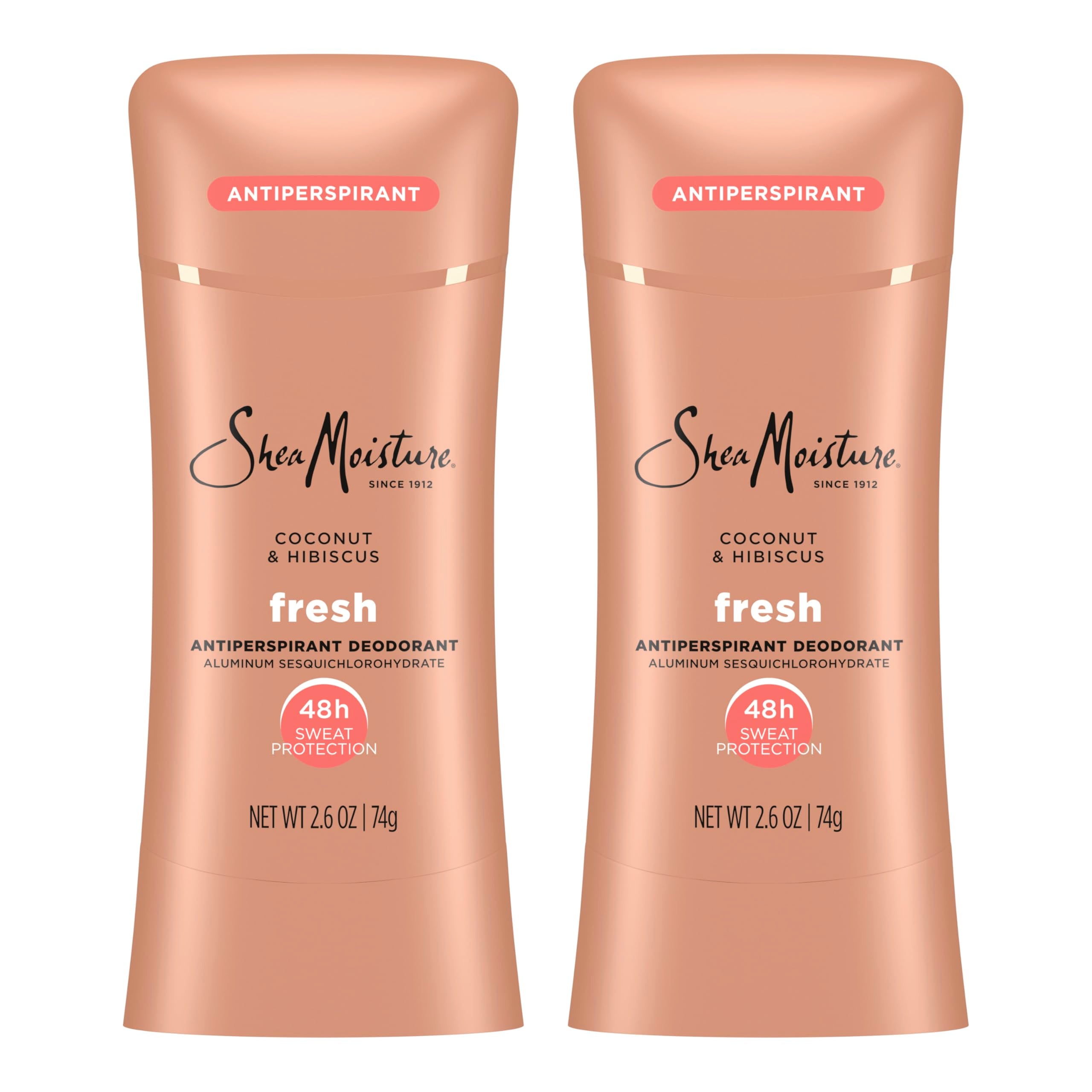 SheaMoisture front packaging showing coconut hibiscus scent and benefits