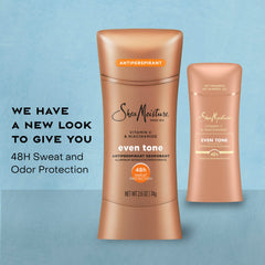 SheaMoisture key ingredients vitamin C niacinamide shea butter displayed