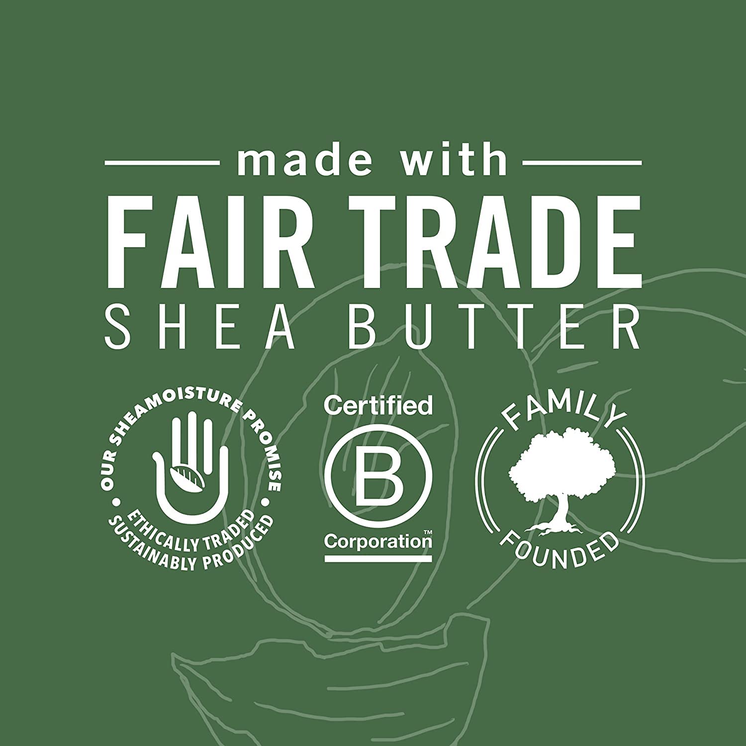 SheaMoisture label close-up showing directions and natural ingredient claims