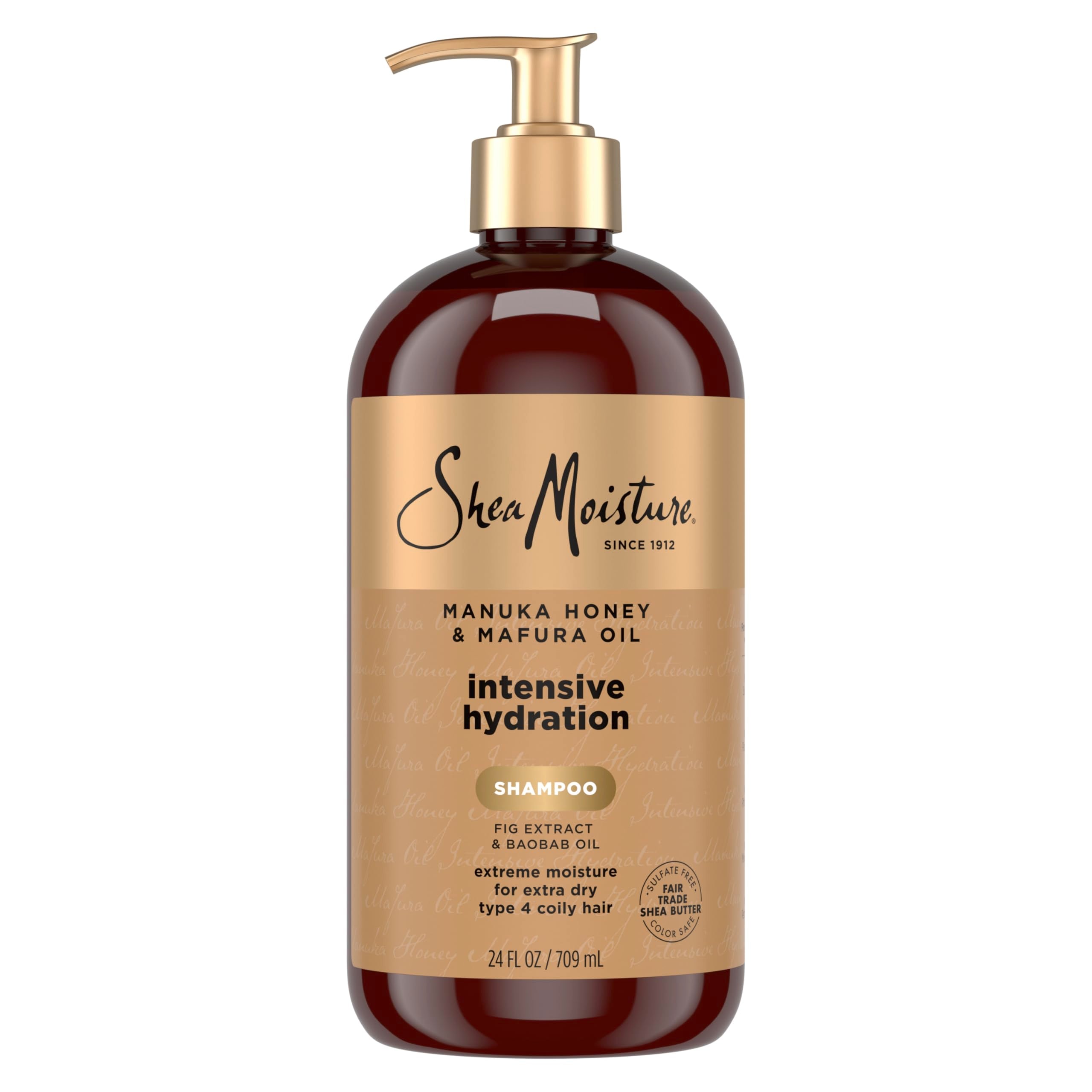 SheaMoisture front bottle view showing product and size for clear choice
