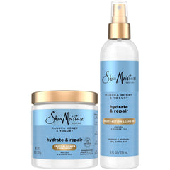 SheaMoisture front packaging showing the duo and benefits