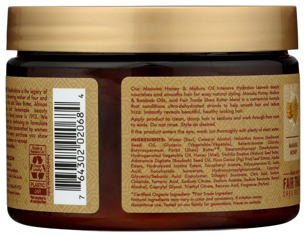 SheaMoisture creamy leave-in texture close-up demonstrating smooth consistency