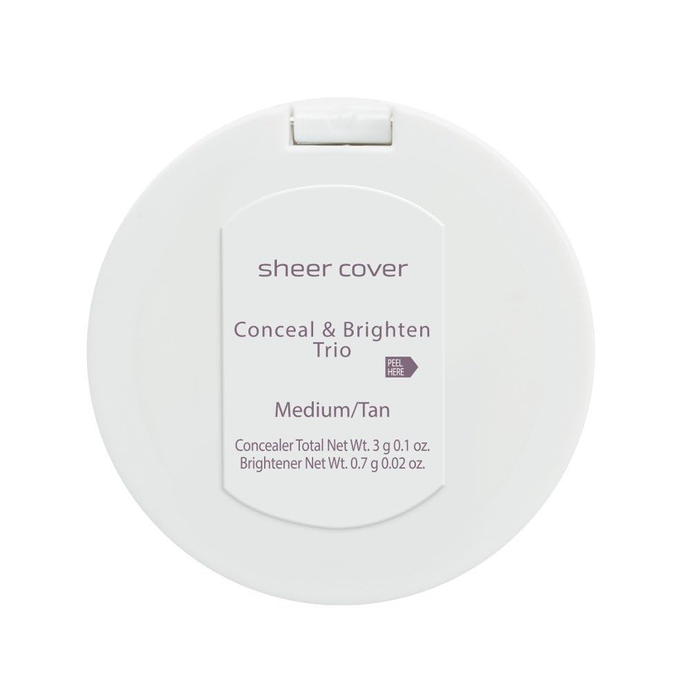 Sheer Cover arm swatches medium tan shades showing custom color matching benefit