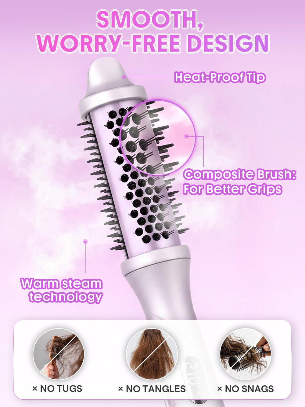 SHEGLAM in-use lifting roots to add visible volume and shape