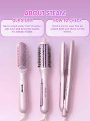 SHEGLAM natural bristles close-up offering gentler glide and less snag