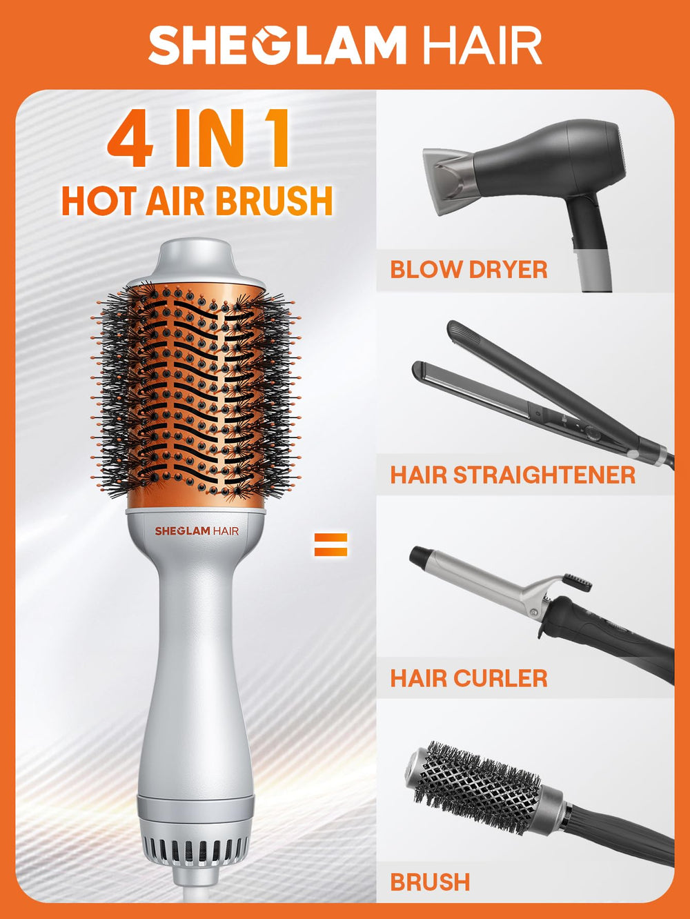 SHEGLAM next to ruler showing compact 11.4-inch travel size