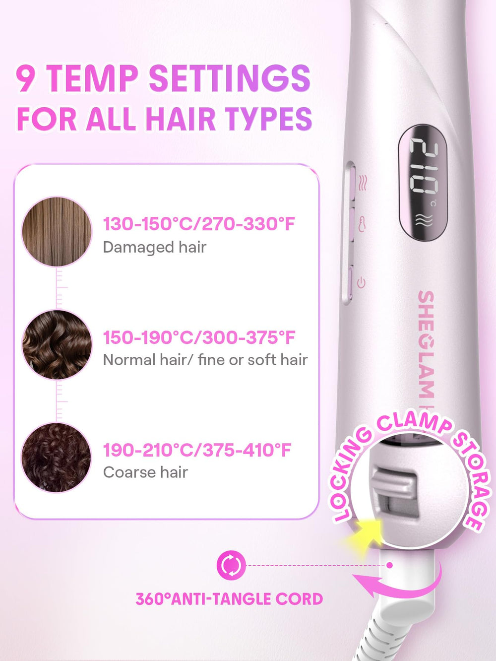 SHEGLAM packed in luggage to show dual-voltage travel-ready benefit