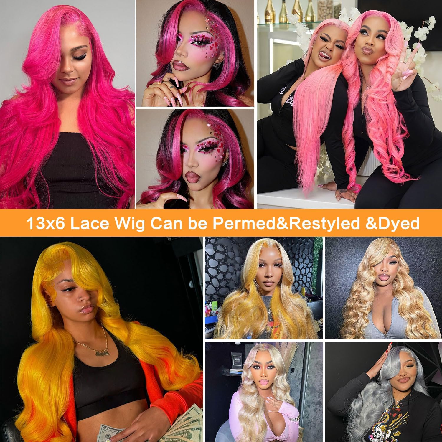 ShengCai blonde color swatch comparison for easy shade selection