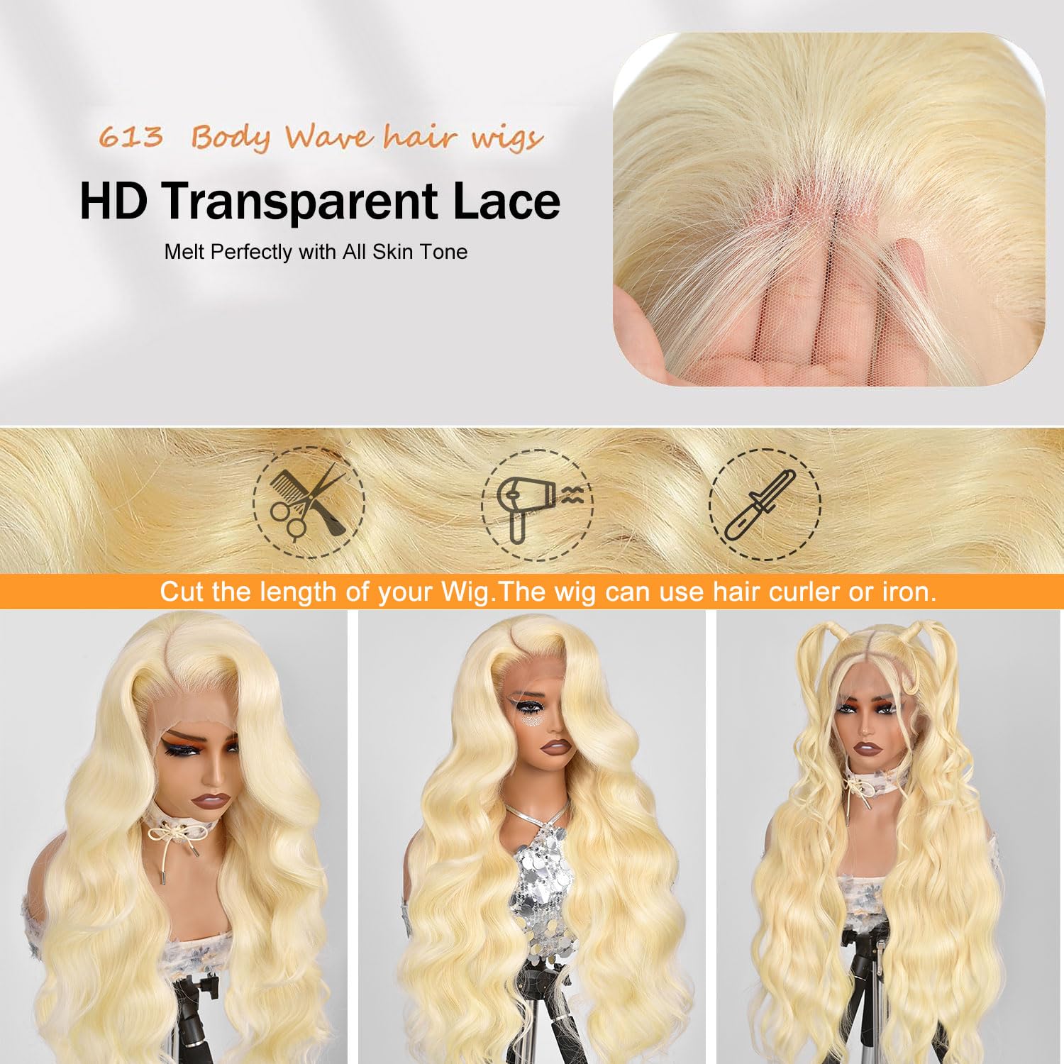 ShengCai pre-plucked hairline detail with baby hairs for seamless blending