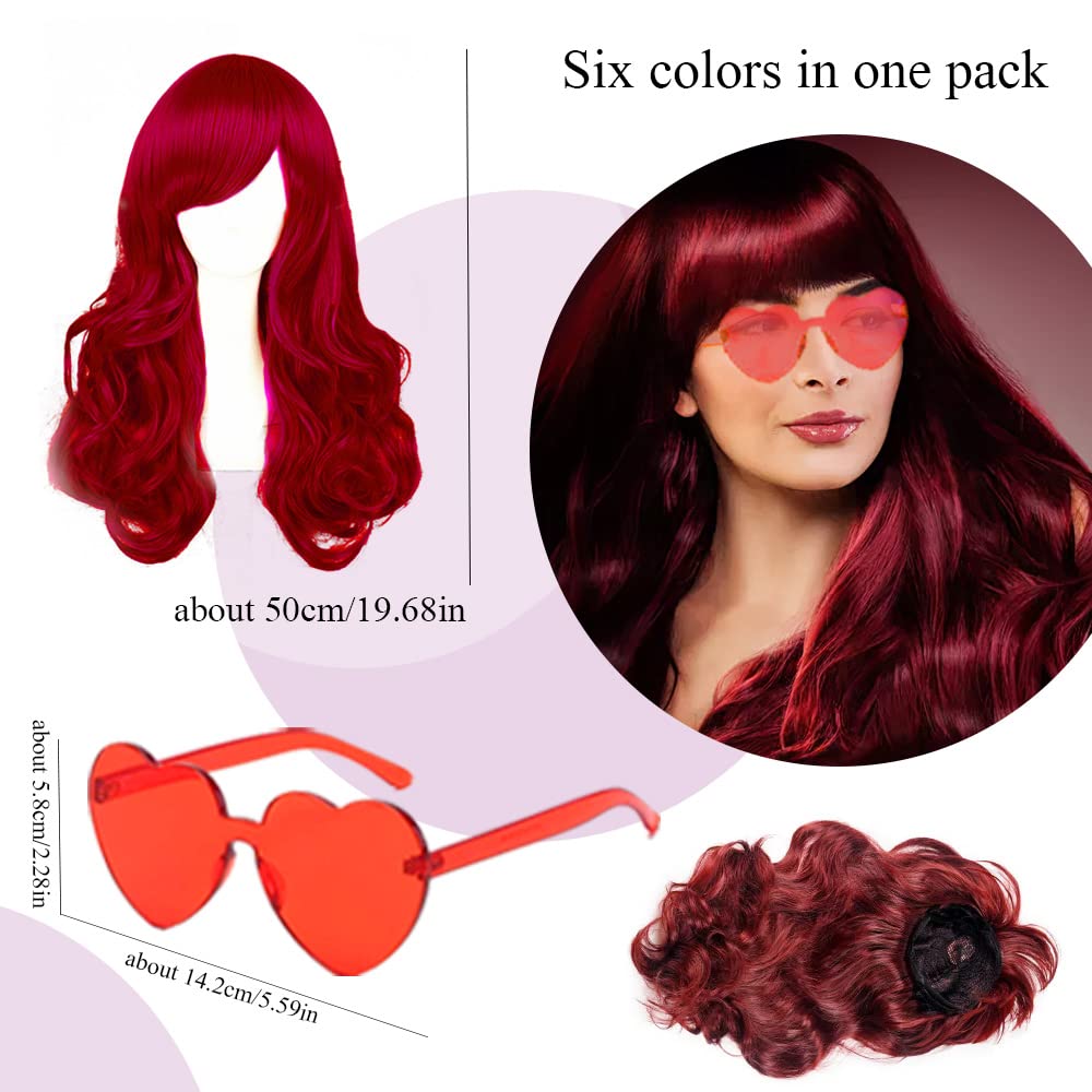 SHENJIPPC green wig worn by model showing secure fit and vibrant color benefit