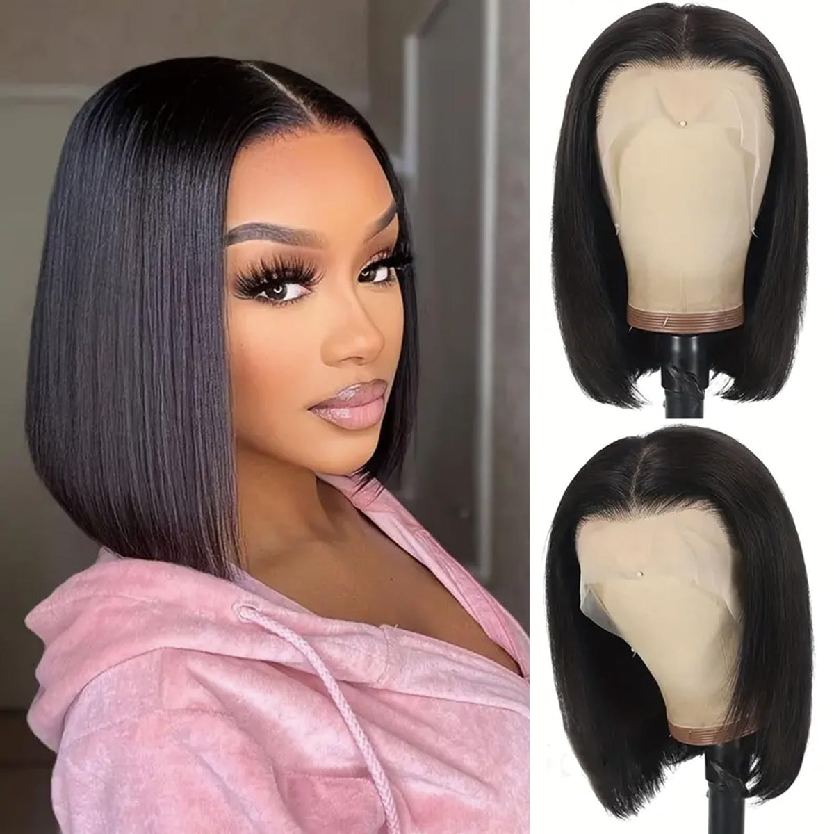 Shesbeauty front view showing natural hairline and confident look