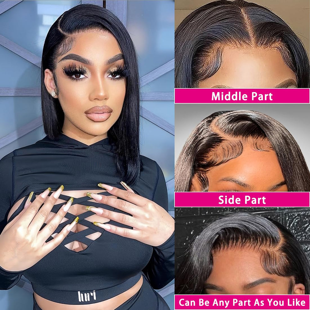 Shesbeauty close-up of HD lace demonstrating invisible blend benefit
