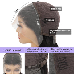 Shesbeauty strand texture close-up showing soft, tangle-free shine