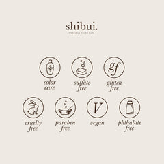 SHIBUI bottle held in palm showing 12 fl oz scale and ease