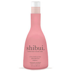 SHIBUI front packaging showing bottle and volumizing benefit