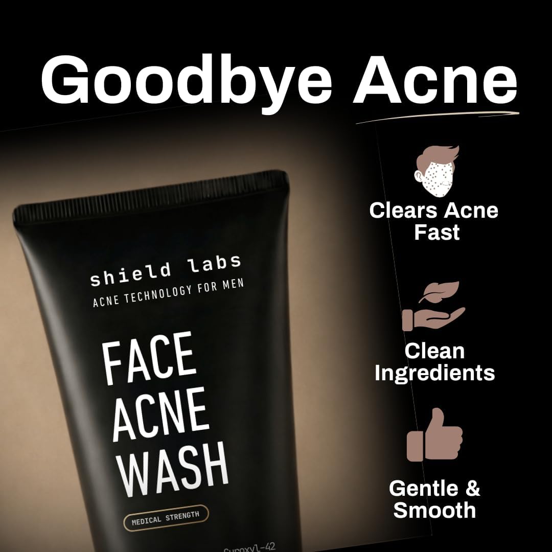 Shield bottle back label showing usage instructions and clean-ingredient reassurance