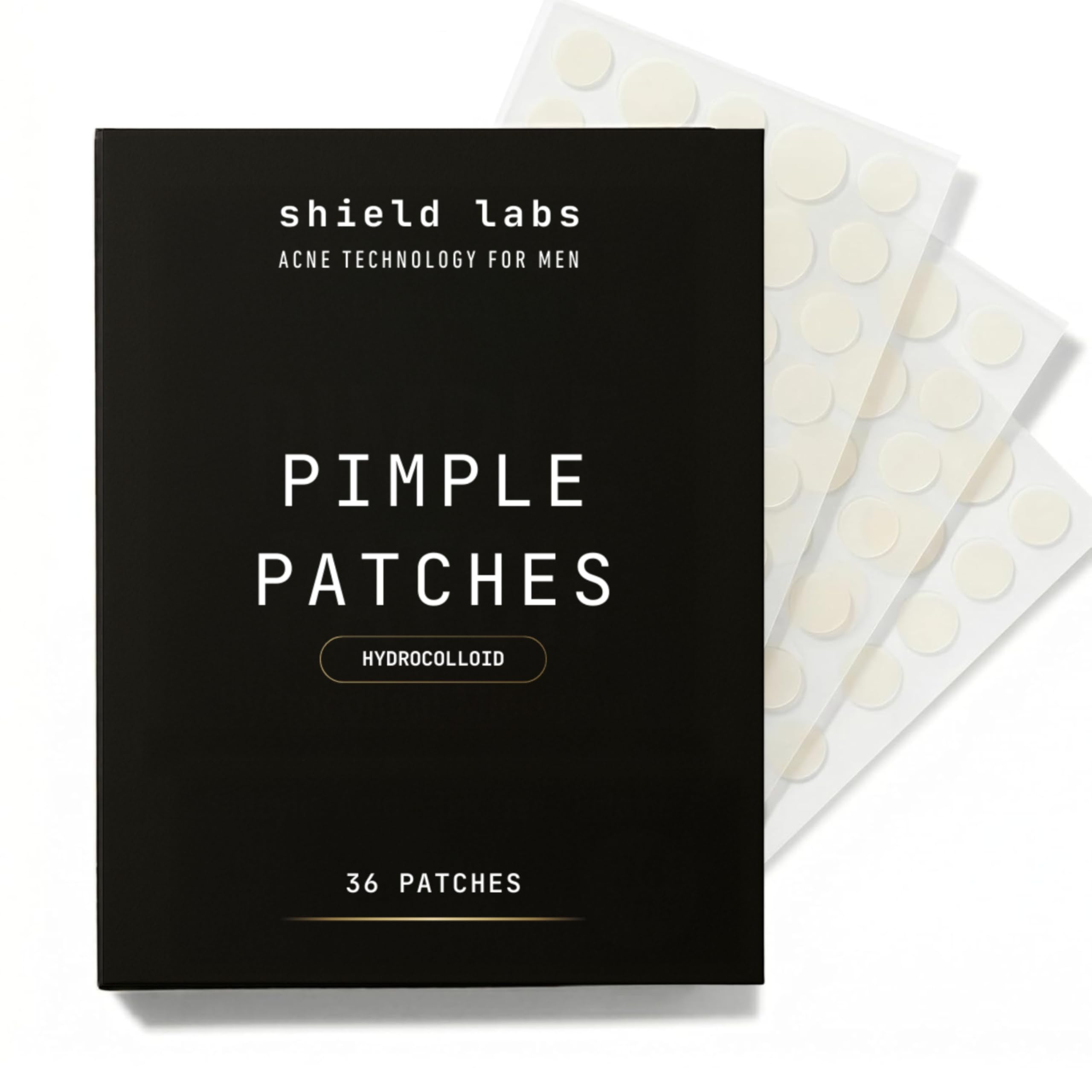 Shield front packaging showing product count and discreet design benefit