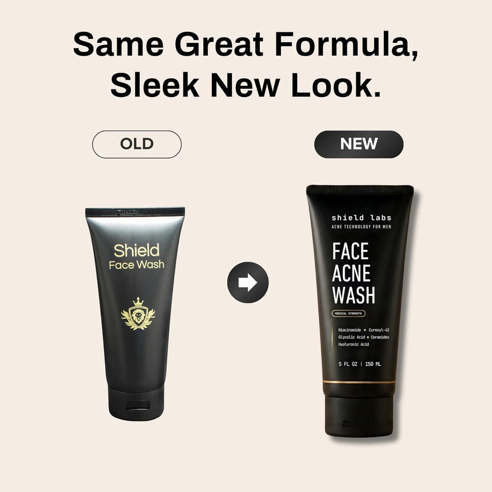 Shield texture close-up of gel consistency highlighting gentle deep-cleansing action