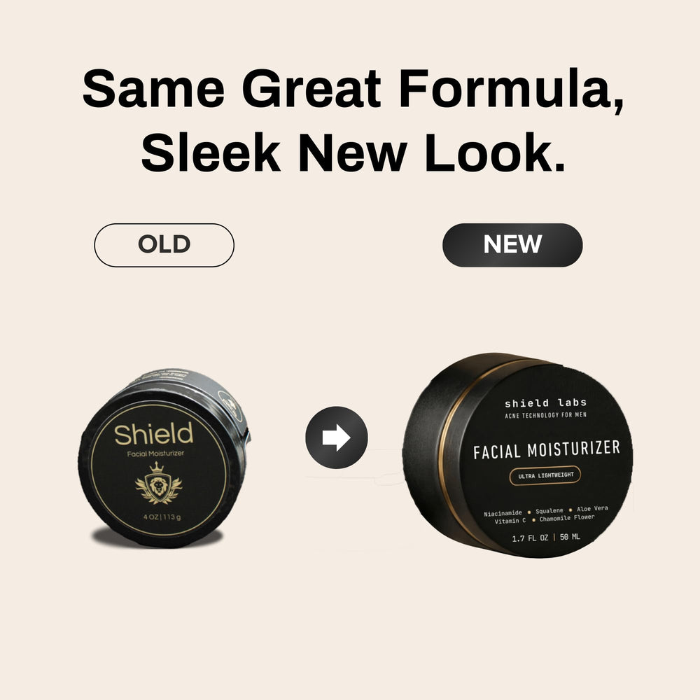Shield close-up texture of moisturizer demonstrating quick absorption benefit