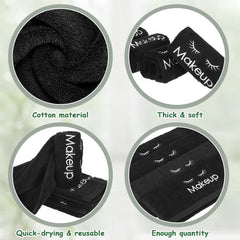Shimeyao towel held in hand showing 13x13 inch scale for convenient grip