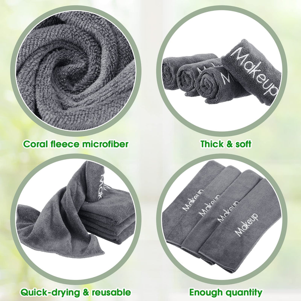 Shimeyao towel held in hand showing 13x13 inch size and usability