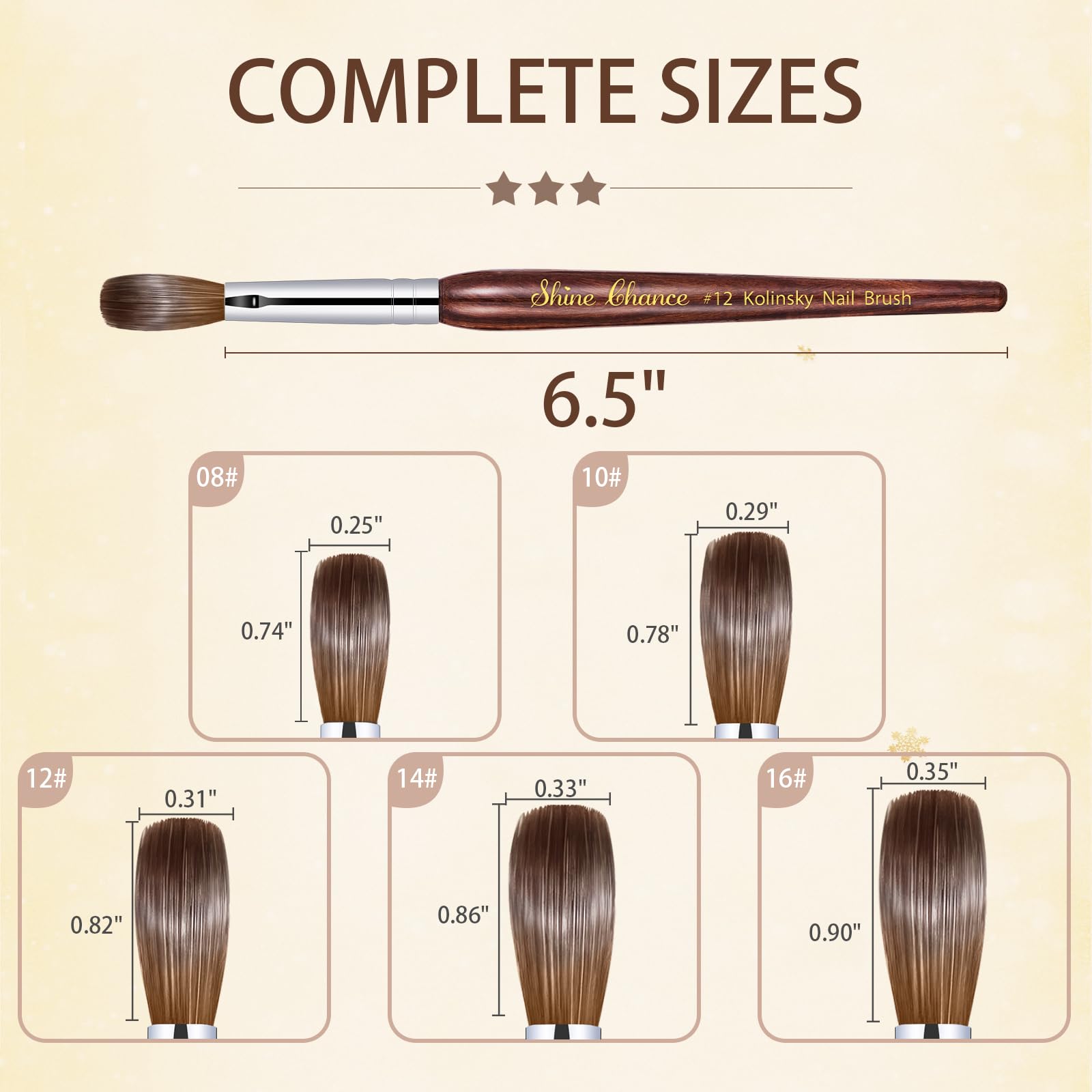 Shine Chance brush in use applying acrylic in a professional salon