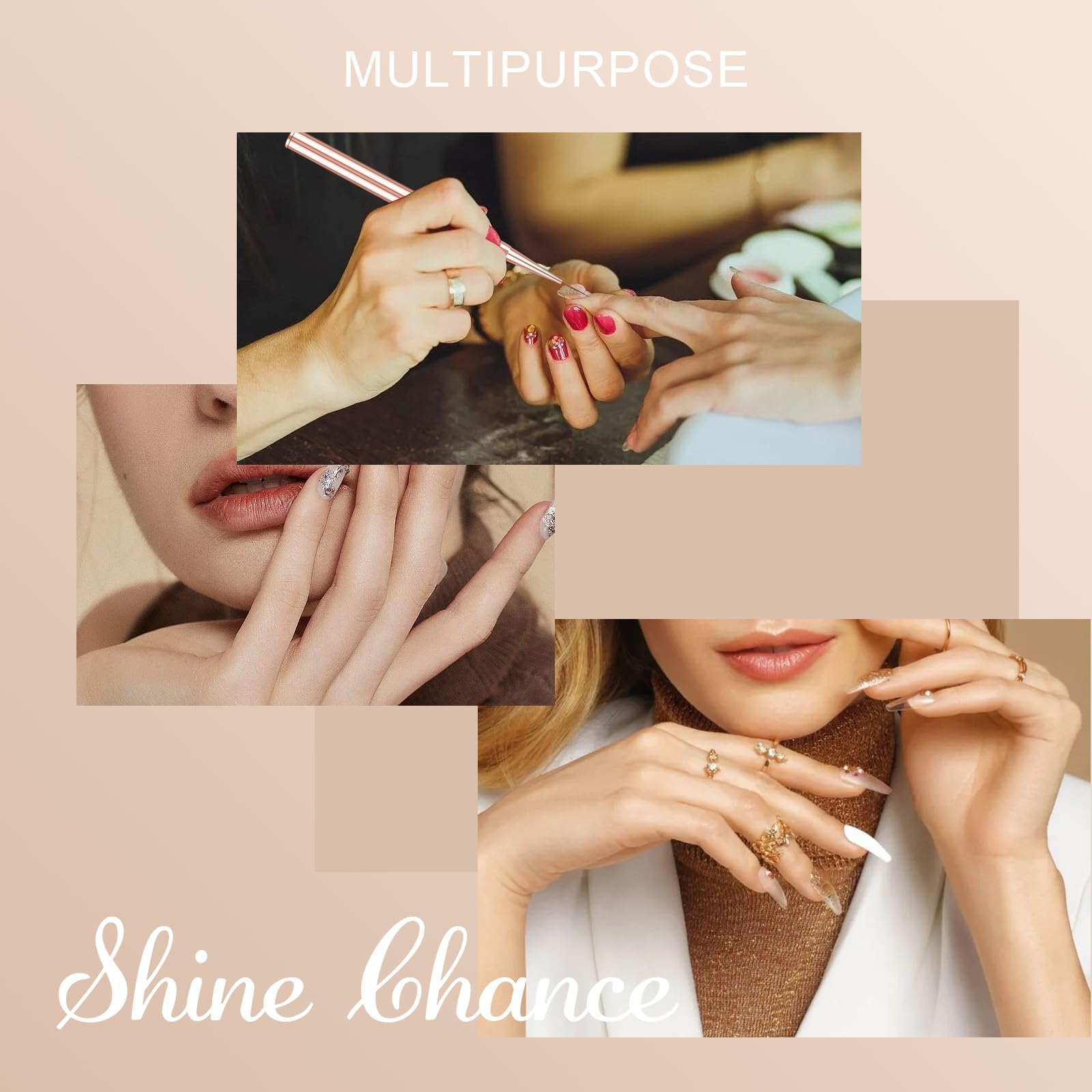 Shine Chance lifestyle salon setup with brushes ready for manicures to improve workflow