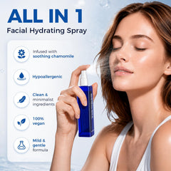 Shining Face blue copper peptide serum bottle emphasizing firming support