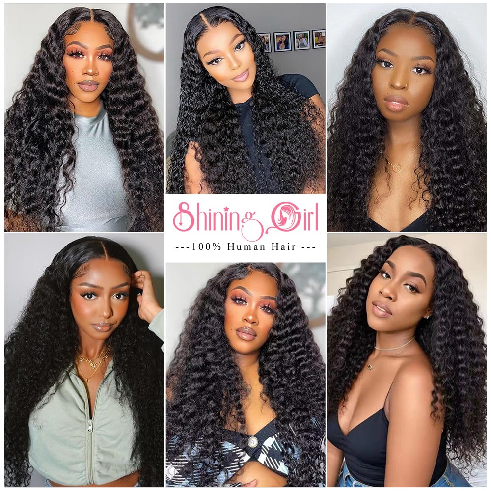 Shining Girl closure next to ruler showing 16-inch true-to-length for sizing
