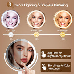 Shinowa LEDs demonstrating three light modes for accurate color matching