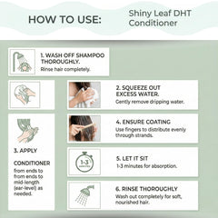 Shiny Leaf creamy conditioner texture close-up for rich hydration