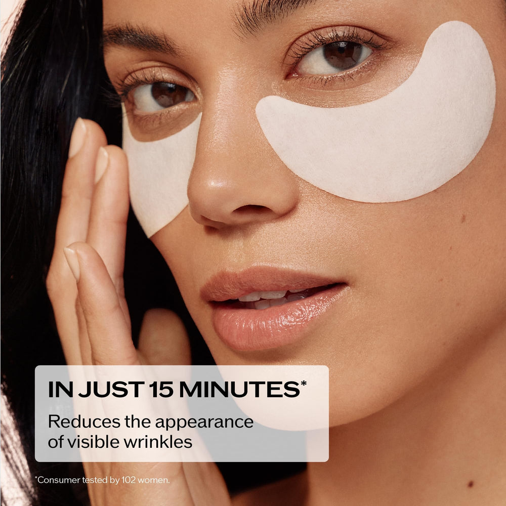 Shiseido Benefiance close-up of stretchy mask material highlighting adhesion
