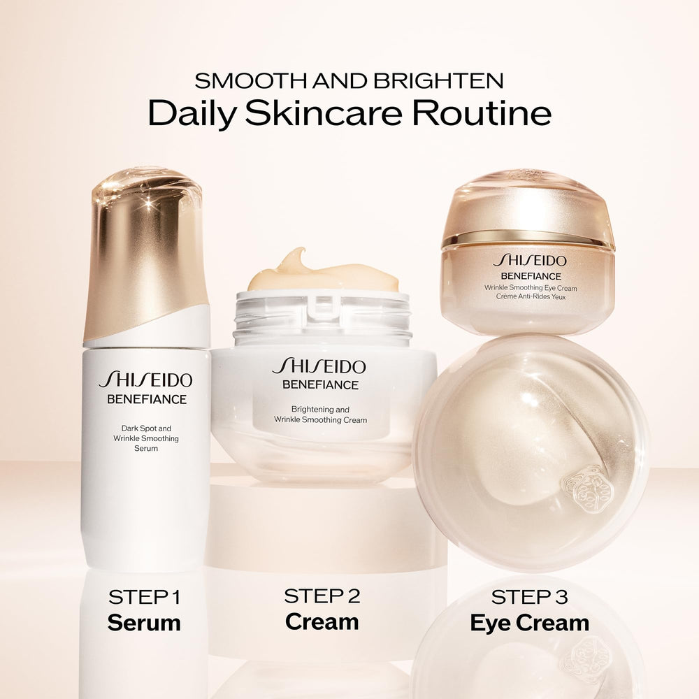 Shiseido Benefiance next to a common object for scale showing true 50 mL jar size