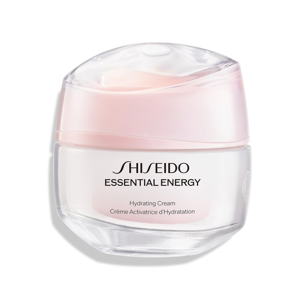 Shiseido front jar showing product and brand, clear packaging benefit visible