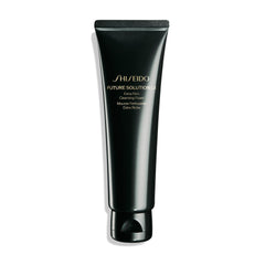 Shiseido front packaging showing bottle and elegant branding for luxury cleansing