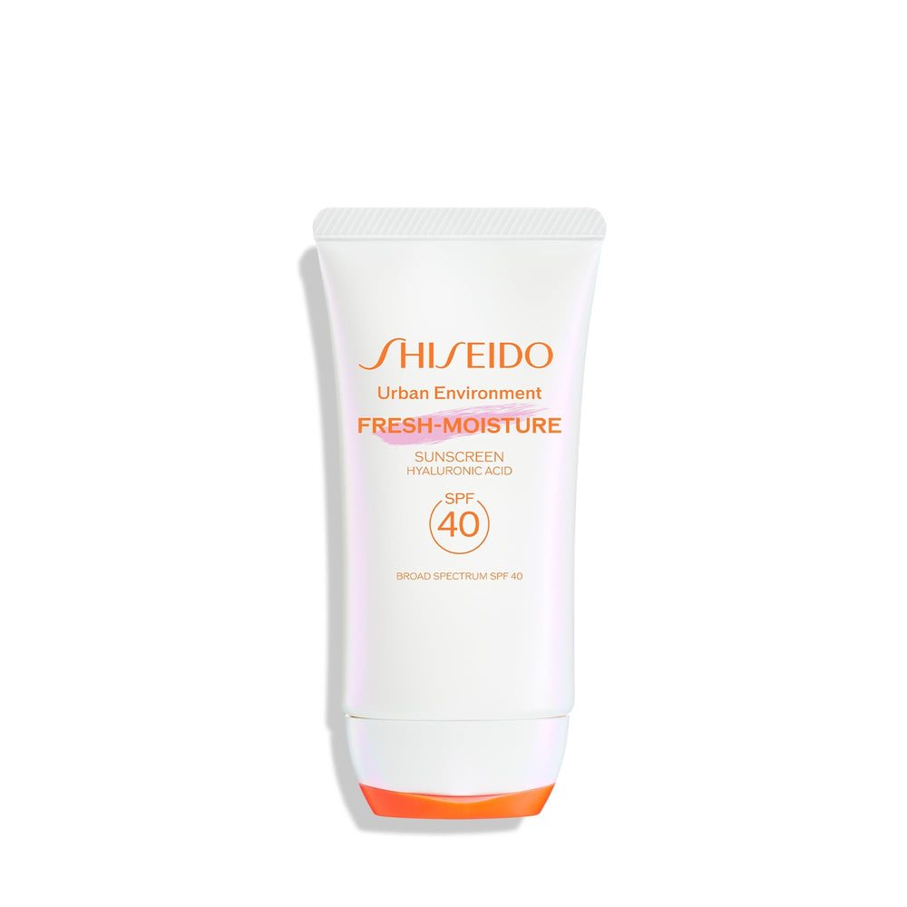 Shiseido front packaging showing SPF 40 for reliable daily protection